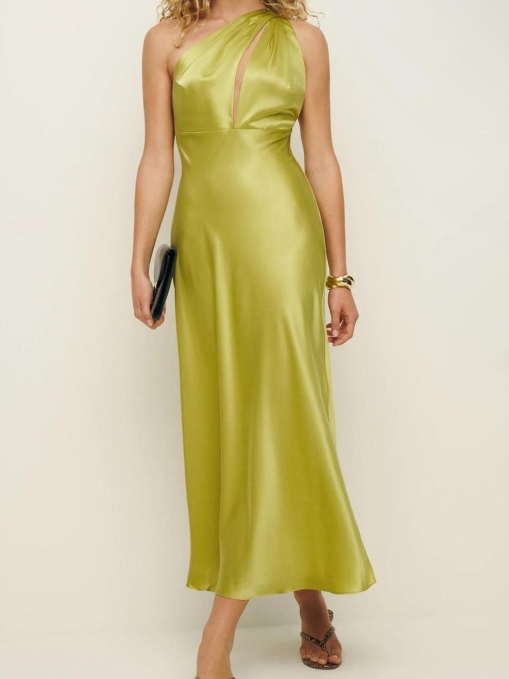 REFORMATION maxi silk dress